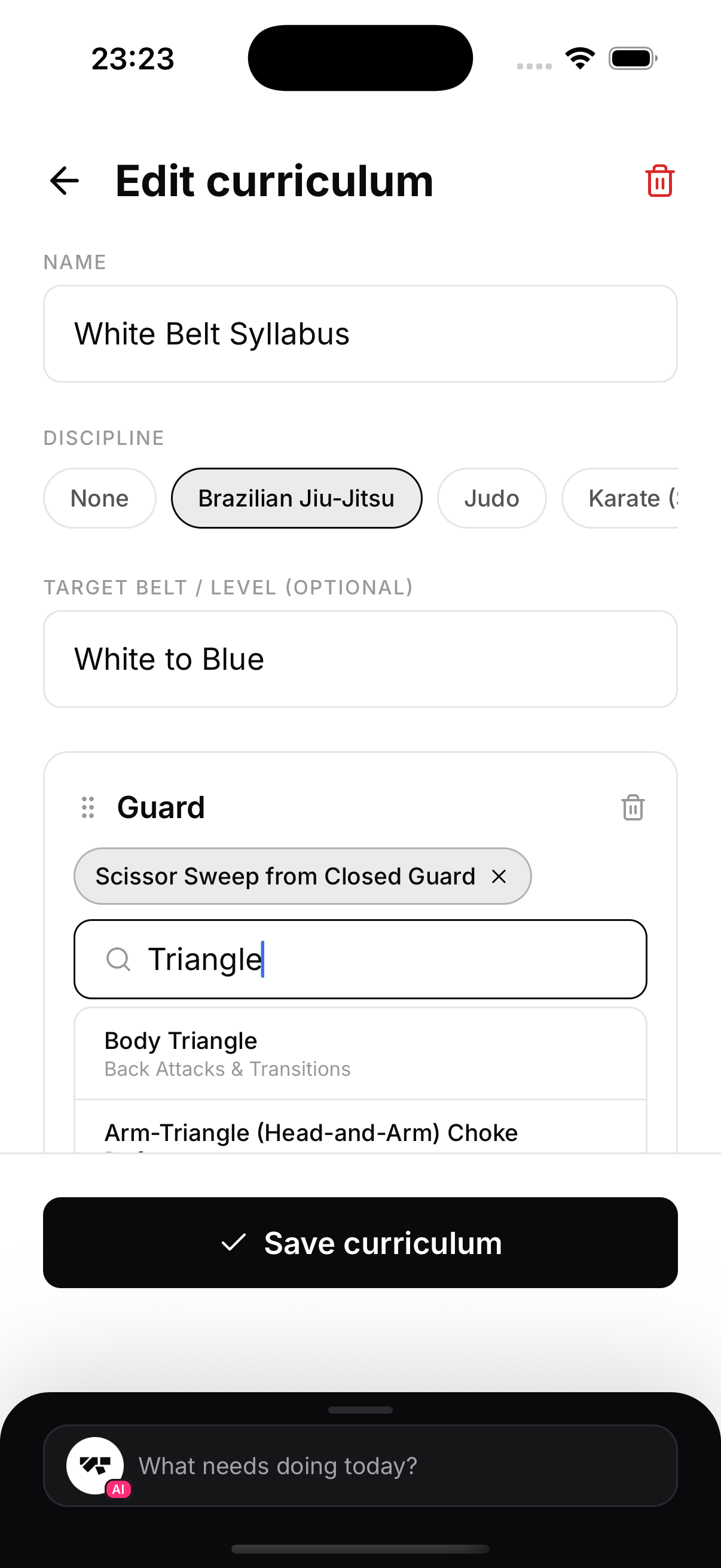 Searching thousands of techniques, or adding your own
