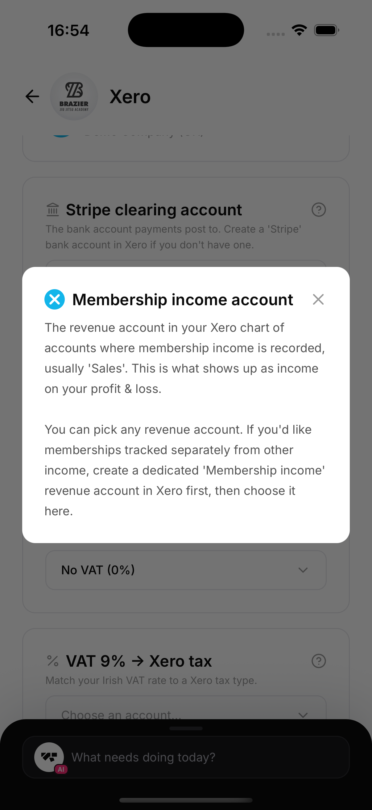 Built-in help explains every Xero setting